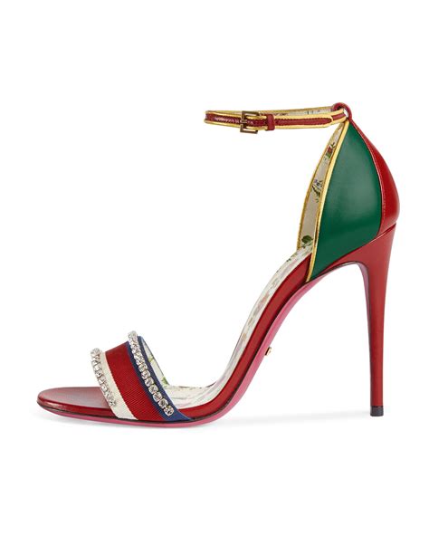 gucci isle jeweled sandals|gucci sandals original.